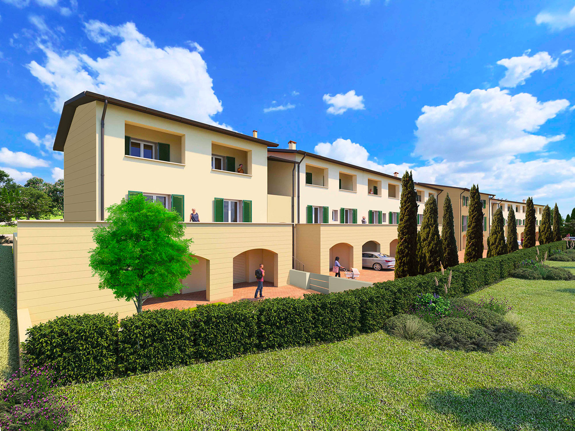 Progetti Complesso residenziale ad Impruneta